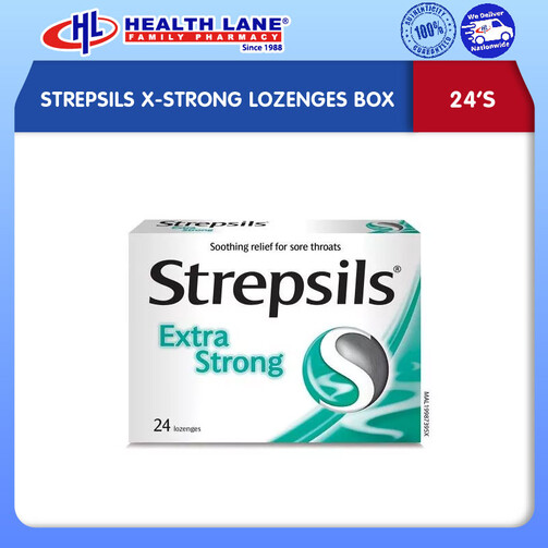 STREPSILS X-STRONG LOZENGES BOX (24'S)